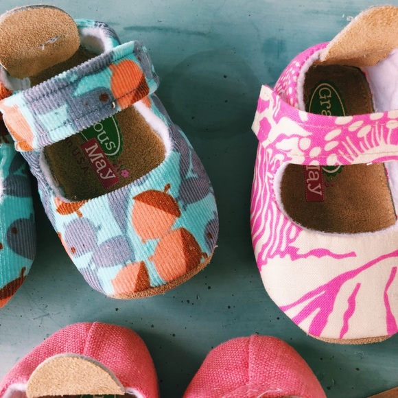 3pr Gracious May Baby Girl Shoes Booties Size 2 - Picture 6 of 6